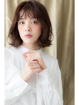 カバーヘア イヴ 戸頭店(COVER HAIR EVE) ニュアンスカラーウェットヘアボブパーマ308X戸頭20代30代40代