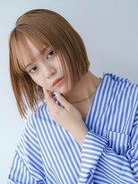 ワン 戸塚(ONE008)&nbsp;オリーブベージュ/ウェットヘア /レイヤーカット /戸塚