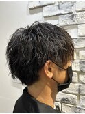 マッシュ/ツイストパーマ/簡単セット/刈り上げ/我孫子