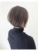 ショート×ナチュラルベージュ
