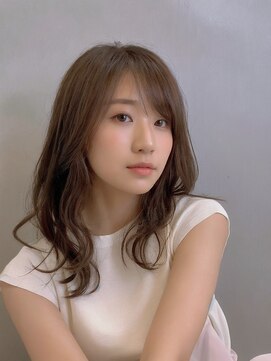 インデックスヘアー 亀戸店 20代30代40代シアーベージュ透明感くびれボブ外ハネ乾かすだけ