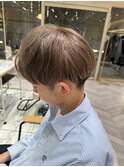 【ナツミ】men's 初ブリーチでミルクティー