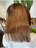 艶感髪質改善ストレート