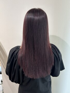 ゼスト 中野店(ZEST) 【ZEST中野/Hikaru】ワンカラーでできる暖色カラー/カシスレッド