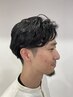 【平日13以降限定】カット＋ナチュラルパーマ＋炭酸泉　￥14800→￥13700