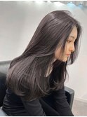 【レイヤーカット】韓国ヘア顔まわりカットロングレイヤー堀江