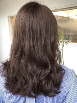 アニー 松戸(ANNI) ホワイトグレージュ/ミニウルフ/デジタルパーマ/チェリーブラウ