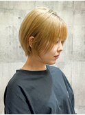 【力丸】丸顔カバー小顔ショート