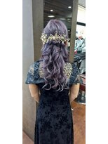 ユアーズ 四街道店(HAIR&NAIL YOURS)&nbsp;ブライダルハーフアップヘアアレンジ