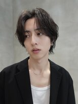 バイフィフス 原宿/表参道(by fifth) センターパートシャドウパーマルーズパーマ大人メンズヘア