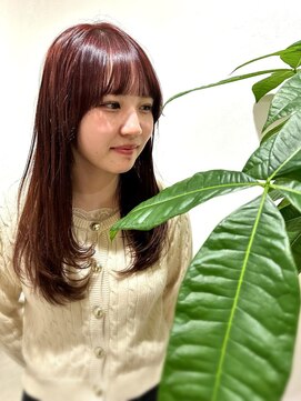 ラニ(Lani) ☆レディース×ほんのりワインレッドレイヤースタイル☆