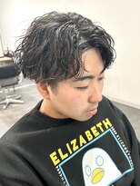 ミルバイアンフィニー(MIL by INFINI) 波巻きパーマ メンズスタイル