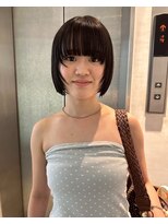 グッドフェローズ キタホリエ(GoodFellas kitahorie) レイヤーカットで作る爽やかストレートボブハイトーン艶感