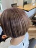 【大人女性の本格ケア】カット+白髪ぼかし+エイジングケアトリートメント
