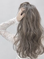 ルアナ(Luana)&nbsp;【オリーブグレー＊ロングウェーブ】