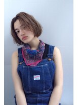 ラグ(log)&nbsp;センターパート×ニュアンスボブ！