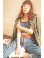 クラン(clan)&nbsp;ッシュ外国人風コットンふわミディ＞