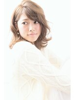 ヘアサロン アティリー(Hair Salon Attirer)&nbsp;西梅田/ボブ/グレーベージュ/白髪ぼかし【Attirer飯田裕之】