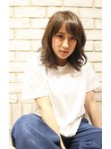 ダークモカアッシュ　ハイライト立体感up「FALCO hair]