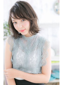 ヘアアンドビューティー ミック(Hair & Beauty miq) 程良いウェット感♪黒髪風ツヤミディ