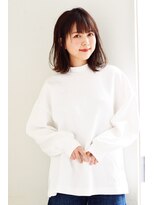 ジョエミバイアンアミ(joemi by Un ami)&nbsp;joemi 新宿 毛先パーマの小顔大人ボブ　近江