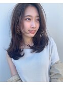 ふんわりレイヤーのセミロング【アフロート小笠原】
