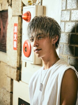 メンズサロン ゴールド 名古屋(GOALD) メンズカット　マッシュ　ブリーチカラー　ハイトーン　名古屋