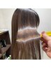【プラチナ】髪質改善酸性ストレート+リンゴ幹細胞TR 極上のツヤ髪にします♪