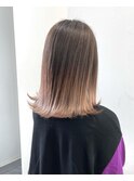 ミルクティーベージュグラデーション