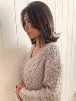 ロイズ 自由が丘(Roys)&nbsp;フロントレイヤー外ハネスタイル&8レベルグレージュ☆