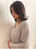 フロントレイヤー外ハネスタイル&8レベルグレージュ☆