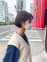 ミニム ヘアー(minim hair)&nbsp;【minim×高橋】ブラウン×小顔ボブ♪