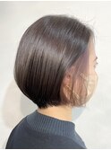 【アクセサリーカラー】丸みショート×パールベージュ☆