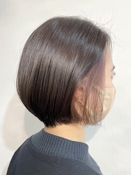 リッカ(RICCA) 【アクセサリーカラー】丸みショート×パールベージュ☆