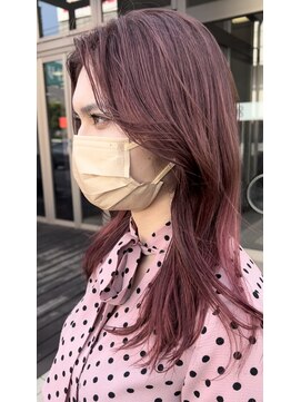 ビスポーク(BESPOKE) 20代30代大人可愛いダブルカラーブリーチハイトーンカラー