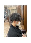 MEN'SHAIR/アップバング/ハイライト/束感ショート/波巻き/大倉山
