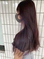 アチェロプラス 幸手店(acero+) ピンク×ラベンダーのインナーカラー