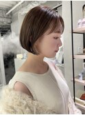 内巻きボブ