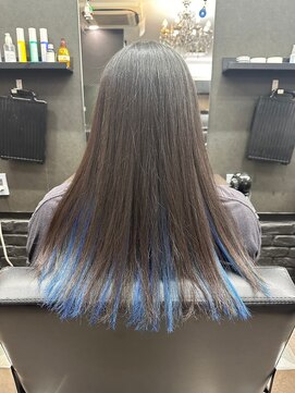 ヘアーサロン リーベ 東久留米店(Hair Salon Liebe) インナーブルー