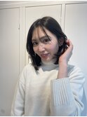 20代30代韓国ボブ黒髪