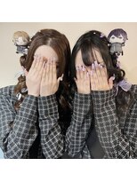 ヘアメイク ギャリス 北新地店(HAIR MAKE SALON Gallis) 編みたらしスタイル