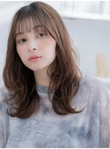 大人ガーリー小顔くびれカールレイヤーカットa越谷20代30代40代