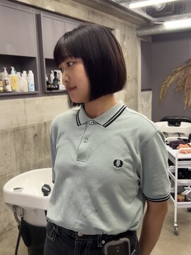 オッソ(OSSO) 顎ラインボブ/ぱつっとぼぶ/ミニボブ/切りっぱなしボブ