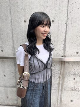 ロチカバイドールヘアー 心斎橋(Rotika by Doll hair) blue Black