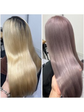 ネクスト 池袋(NEXT) グレージュ/シルバーアッシュ/ダブルカラー/ハイトーン