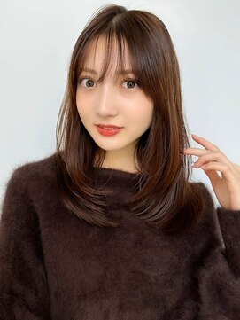 ハローバイシー 仙台(Hello by Sea) 似合わせカット×メルティーカラー[似合わせカット/レイヤー]