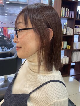 デラメアウープウープ(de.la.mair woop woop) ミディアムストレートボブ