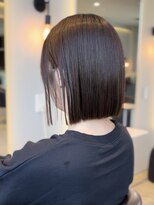 ケリーアン 太田(kelly.un)&nbsp;切りっぱなしボブ / ミニボブ / シアーブラウン / 群馬太田