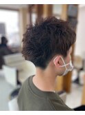 アップバングショート