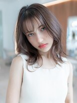 ドリップ バイ ハバナ 原宿(driP. by HAVANA)&nbsp;☆20代30代大人可愛い斜めバングレイヤーカットシルキーベージュ